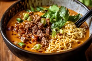 Slow Cooker Curry Ramen With Beef Recipe