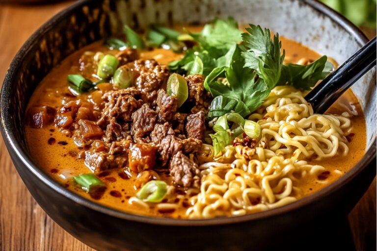 Slow Cooker Curry Ramen With Beef Recipe