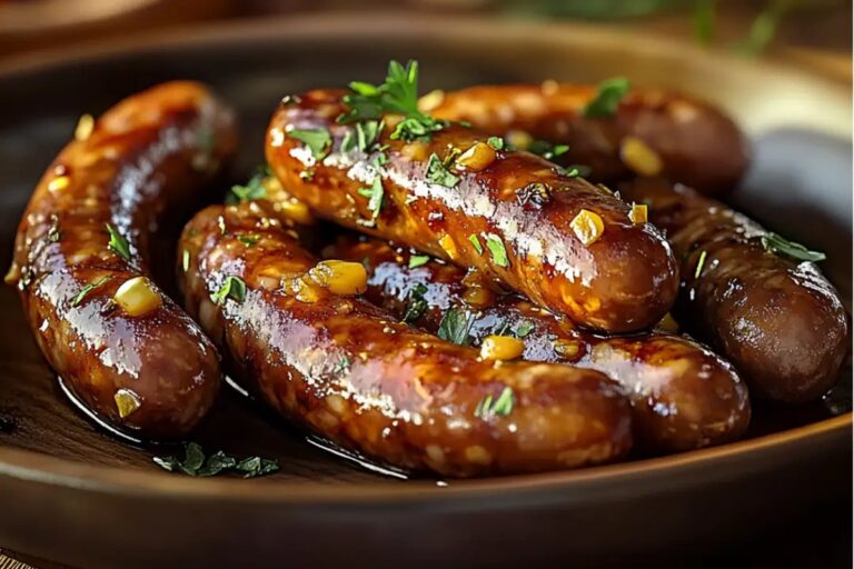 Sweet & Savory Honey Garlic Sausage Recipe