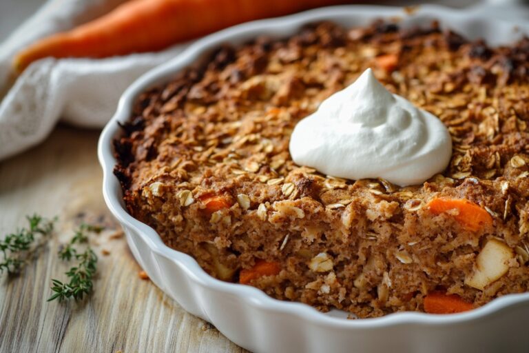 Apple, Carrot, And Oat Breakfast Bake Recipe