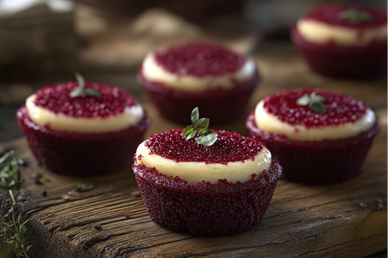Red Velvet Cheesecake Mini Pies Recipe