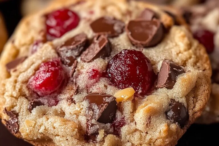 Cherry Almond Chocolate Chip Cookies Recipe
