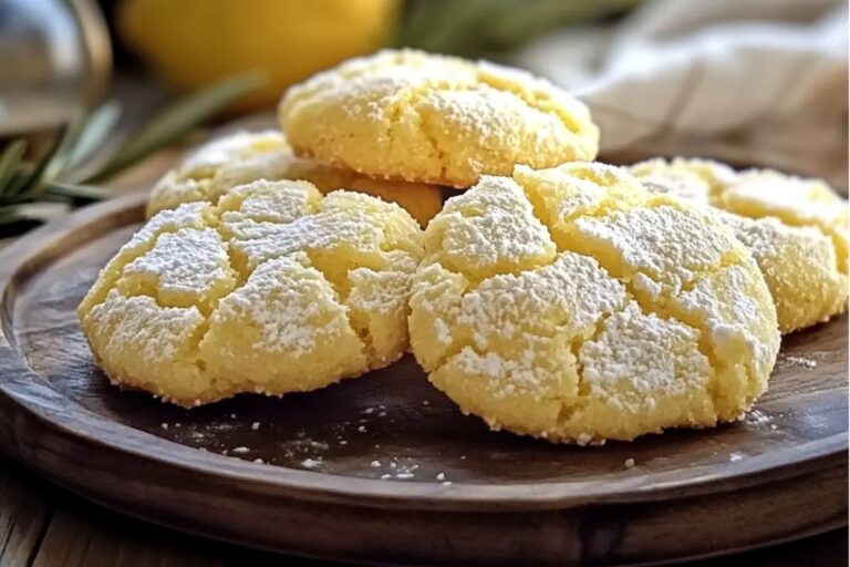 Lemon Crinkle Cookies Recipe