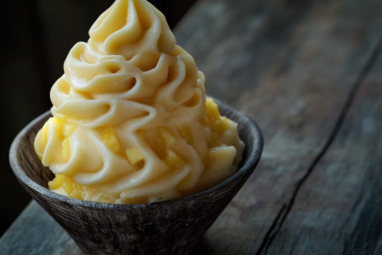 Homemade Pineapple Soft Serve Ice Cream Recipe