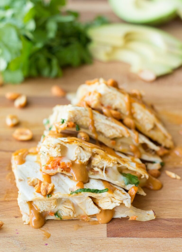 Thai Quesadillas With Grilled Chicken Recipe