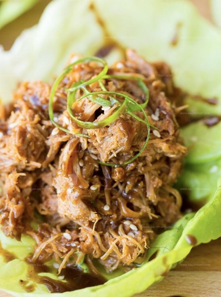 Slow Cooker Korean Lettuce Wraps Recipe