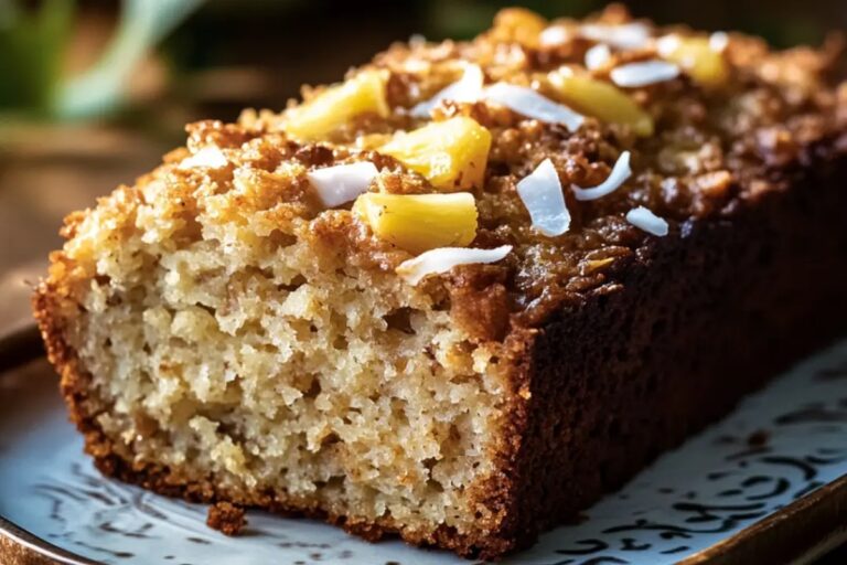 Hawaiian Banana Bread With Coconut And Pineapple Recipe