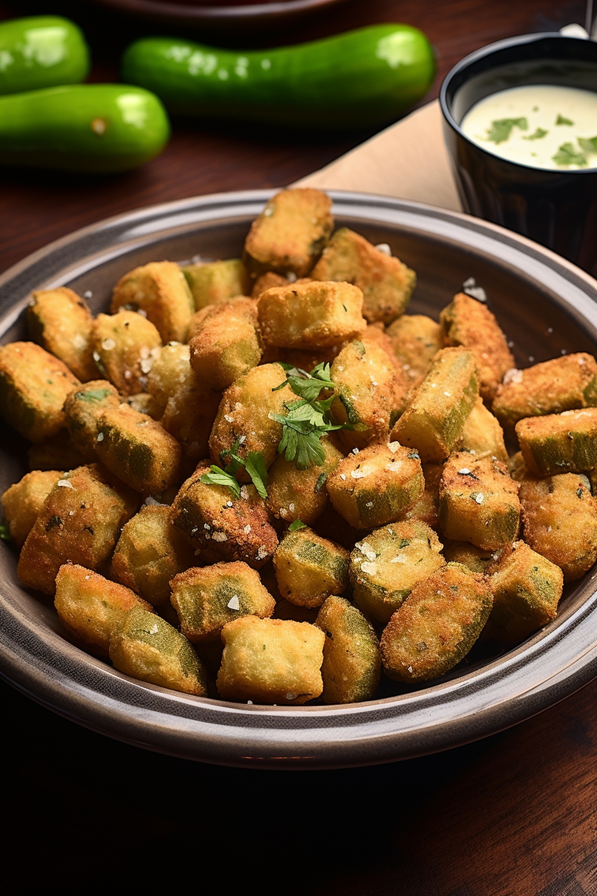 Crispy Fried Okra Recipe