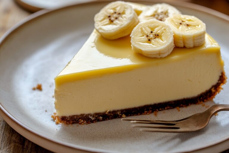 Decadent Banana Cream Cheesecake Recipe