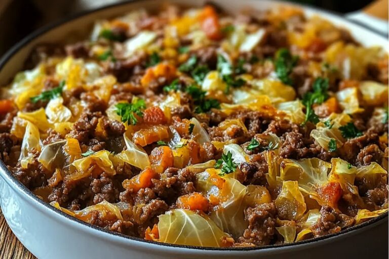 Cabbage Beef Bake Recipe