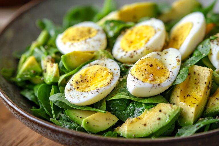 Avocado & Spinach Egg Salad Recipe