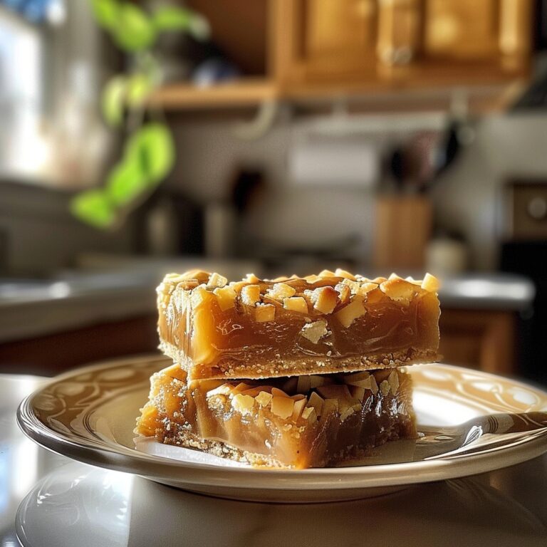Salted Caramel Butter Bars Recipe