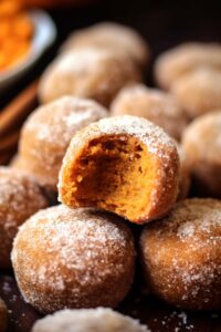 Baked Pumpkin Donut Holes Recipe