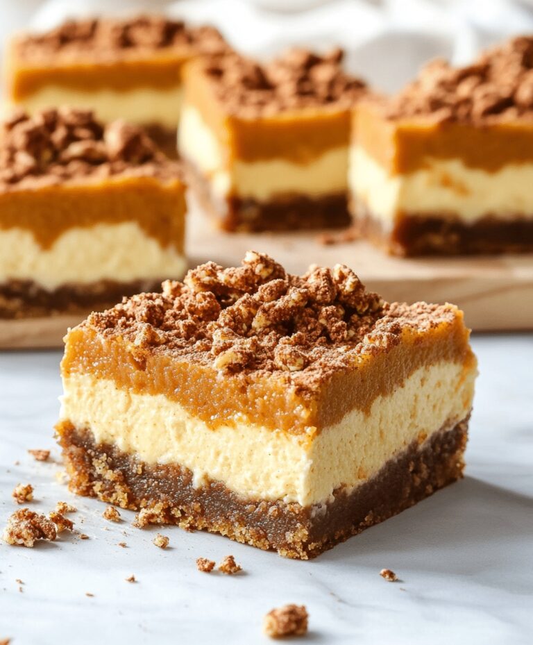 Pumpkin Cheesecake Bars Recipe