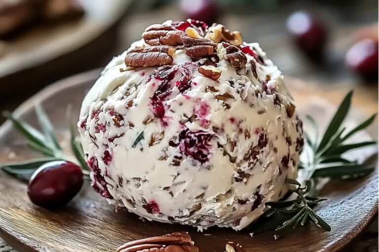 Cranberry Pecan Cream Cheese Ball Recipe