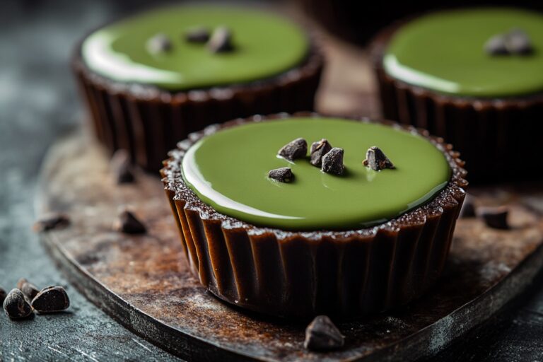 St. Patricks Day Cacao Matcha Cups Recipe