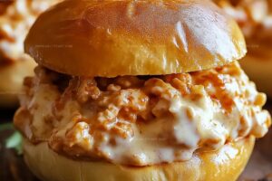 Chicken Alfredo Sloppy Joes Recipe