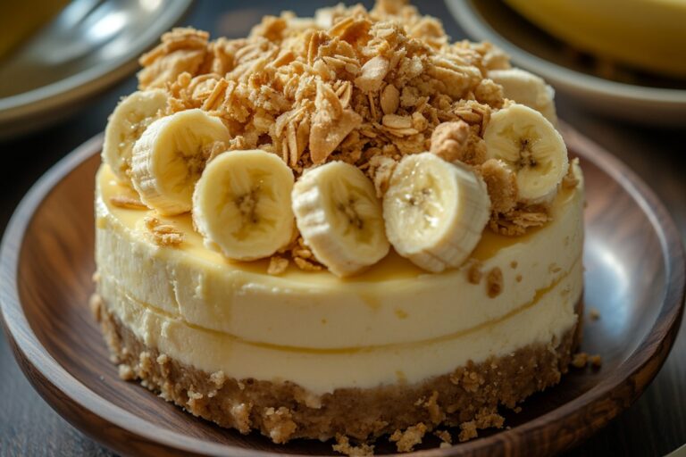 Banana Pudding Crunchy Cheesecake Recipe