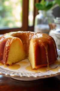 Kentucky Butter Cake With Rum Sauce Recipe