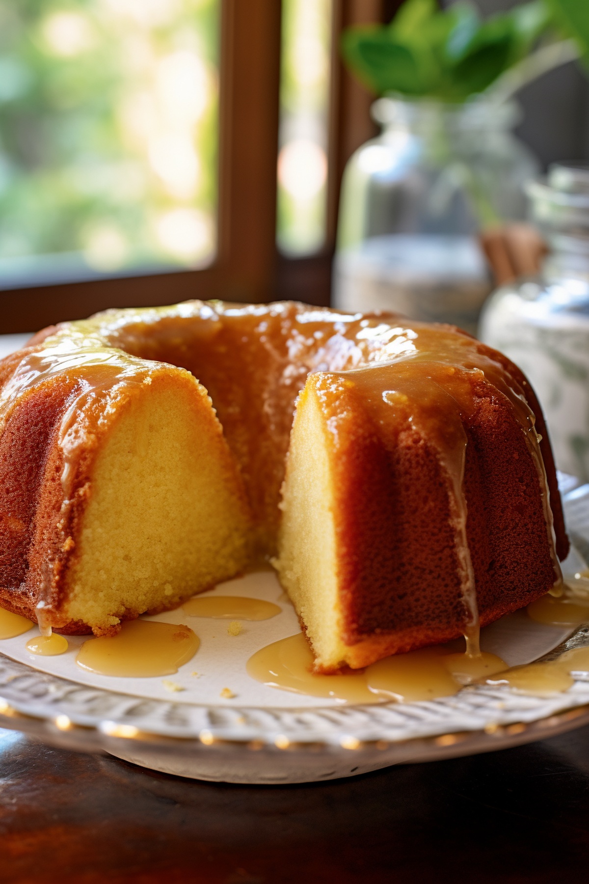 Kentucky Butter Cake With Rum Sauce Recipe