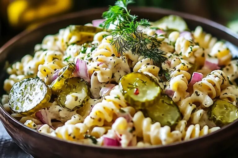 Dill Pickle Pasta Salad Recipe