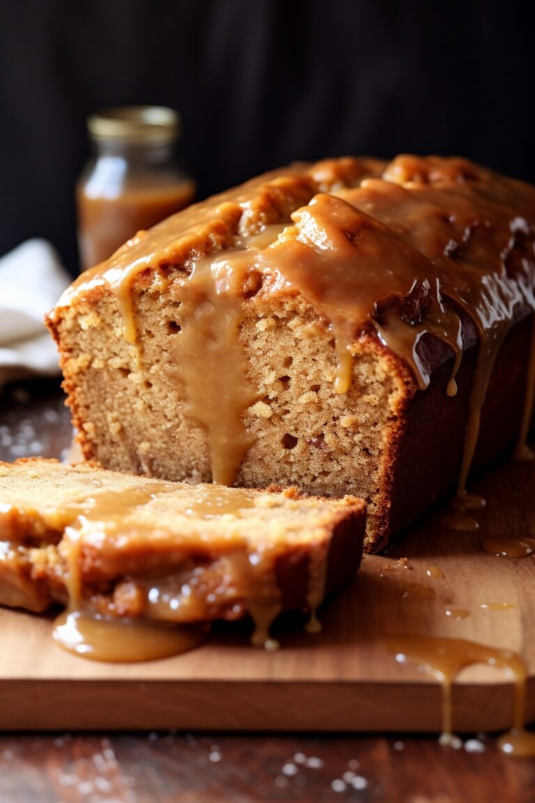 Salted Caramel Banana Bread Recipe