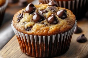 Skinny Banana Chocolate Chip Muffins Recipe