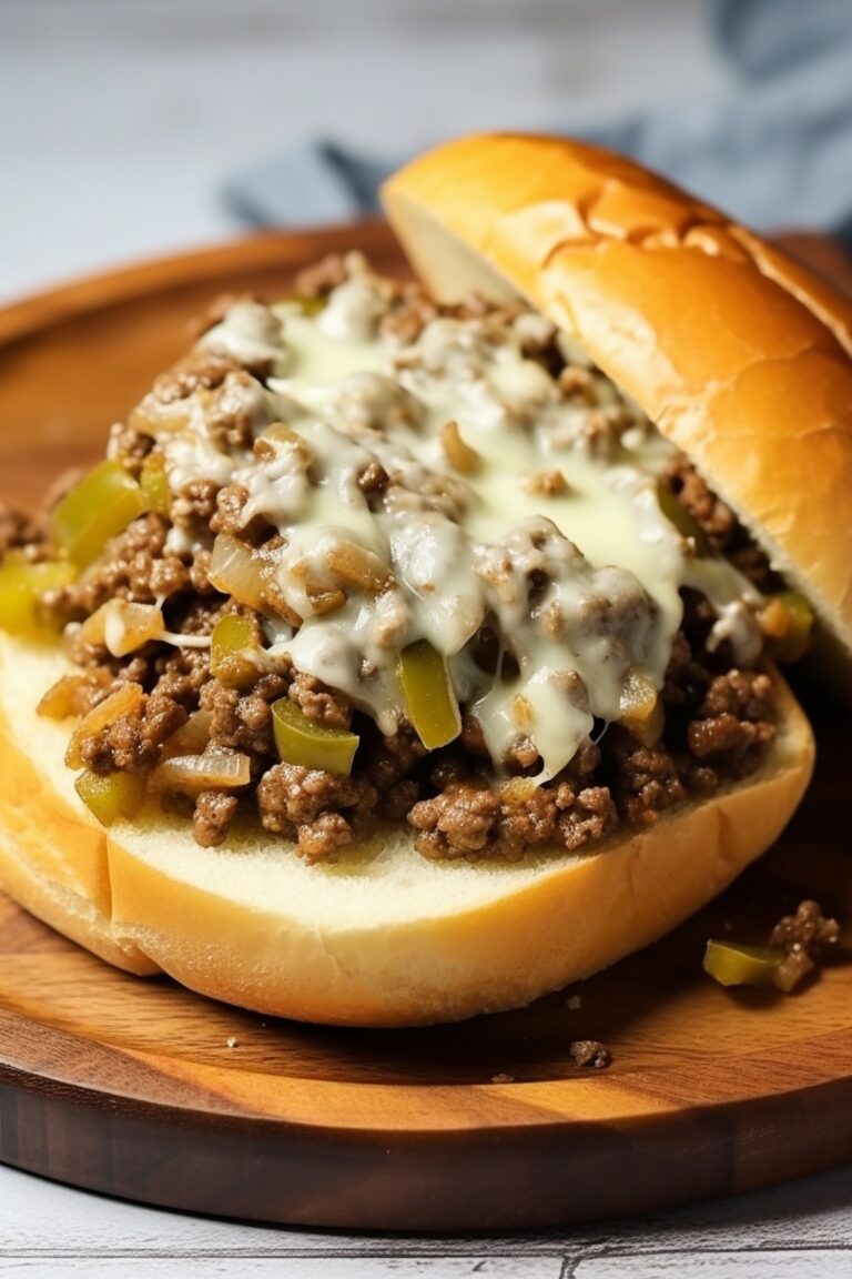 Sloppy Joe Philly Cheesesteak Recipe