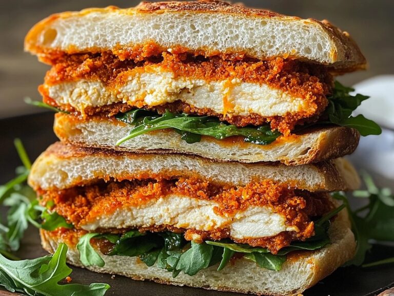 Crunchy Chicken Romesco Sandwich Recipe