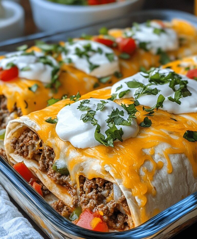 Cheesy Beefy Burrito Delight Recipe