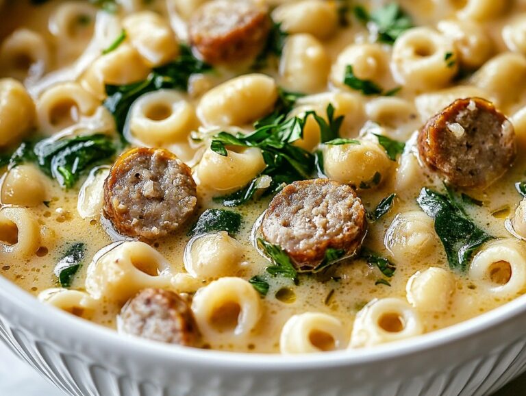 Traditional Italian Sausage Ditalini Soup Recipe