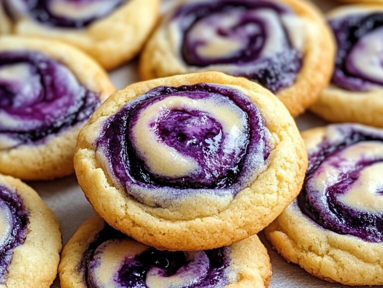 Blueberry Cheesecake Swirl Cookies Recipe