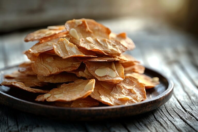 Thin And Crispy Almond Cookies Recipe