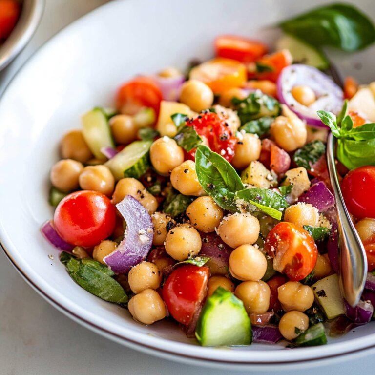 Mediterranean Chickpea Salad Recipe