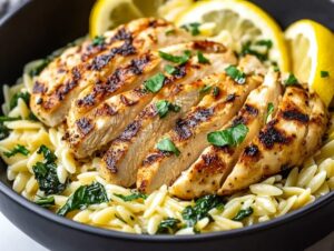 Creamy Lemon Chicken Orzo Recipe