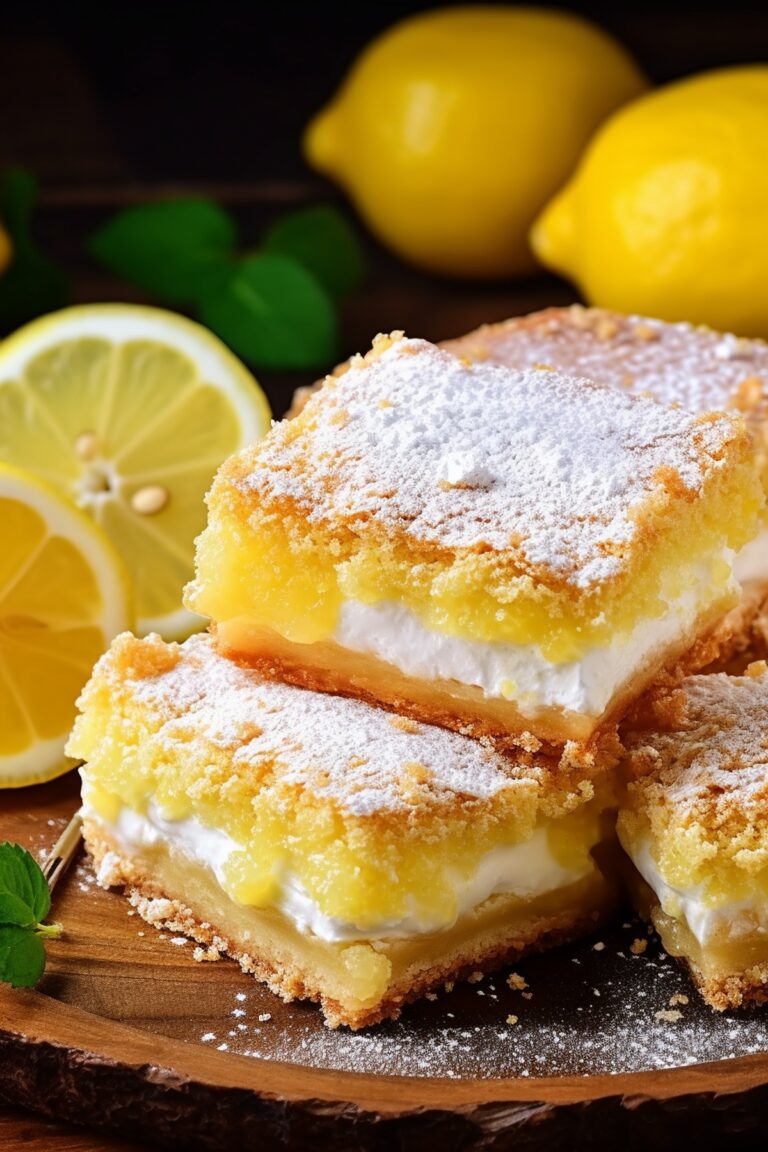 Lemon Cream Cheese Bars Recipe