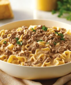 Easy Ground Beef Stroganoff Recipe