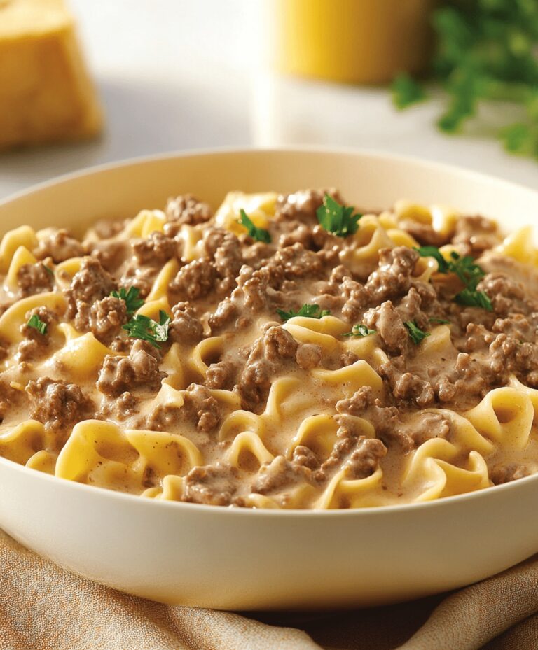 Easy Ground Beef Stroganoff Recipe