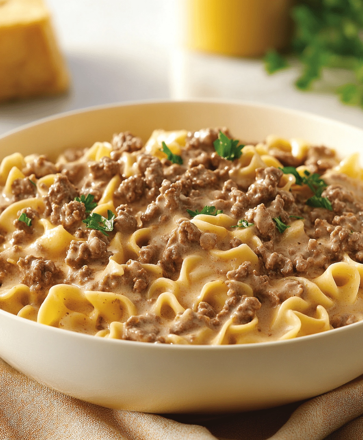 Easy Ground Beef Stroganoff Recipe