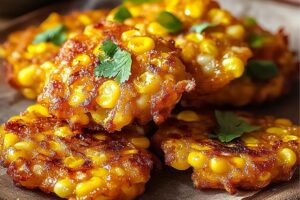 Mexican Street Corn Fritters Recipe