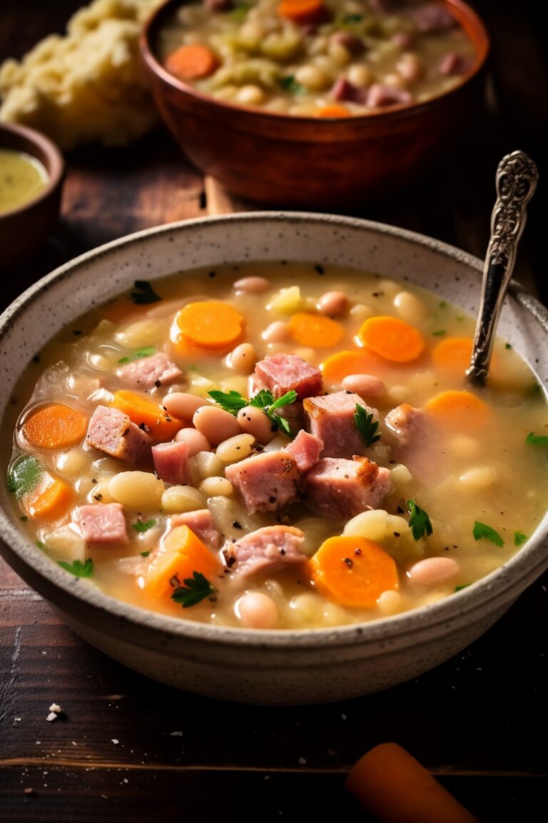 Easy Ham And Bean Soup Recipe