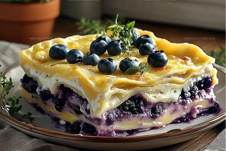 Lemon Blueberry Lasagna Recipe