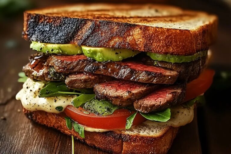 Grilled Steak & Avocado Sandwich Recipe