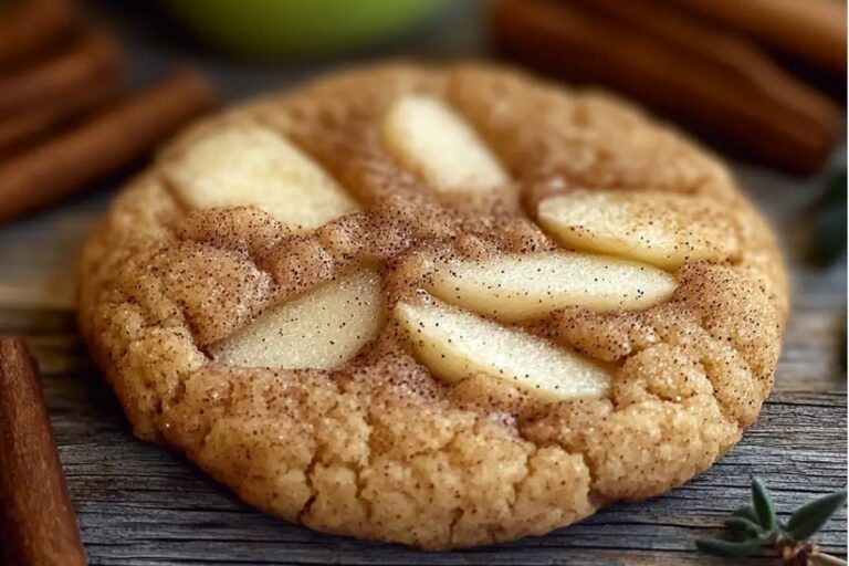 Cinnamon Apple Snickerdoodle Cookies Recipe