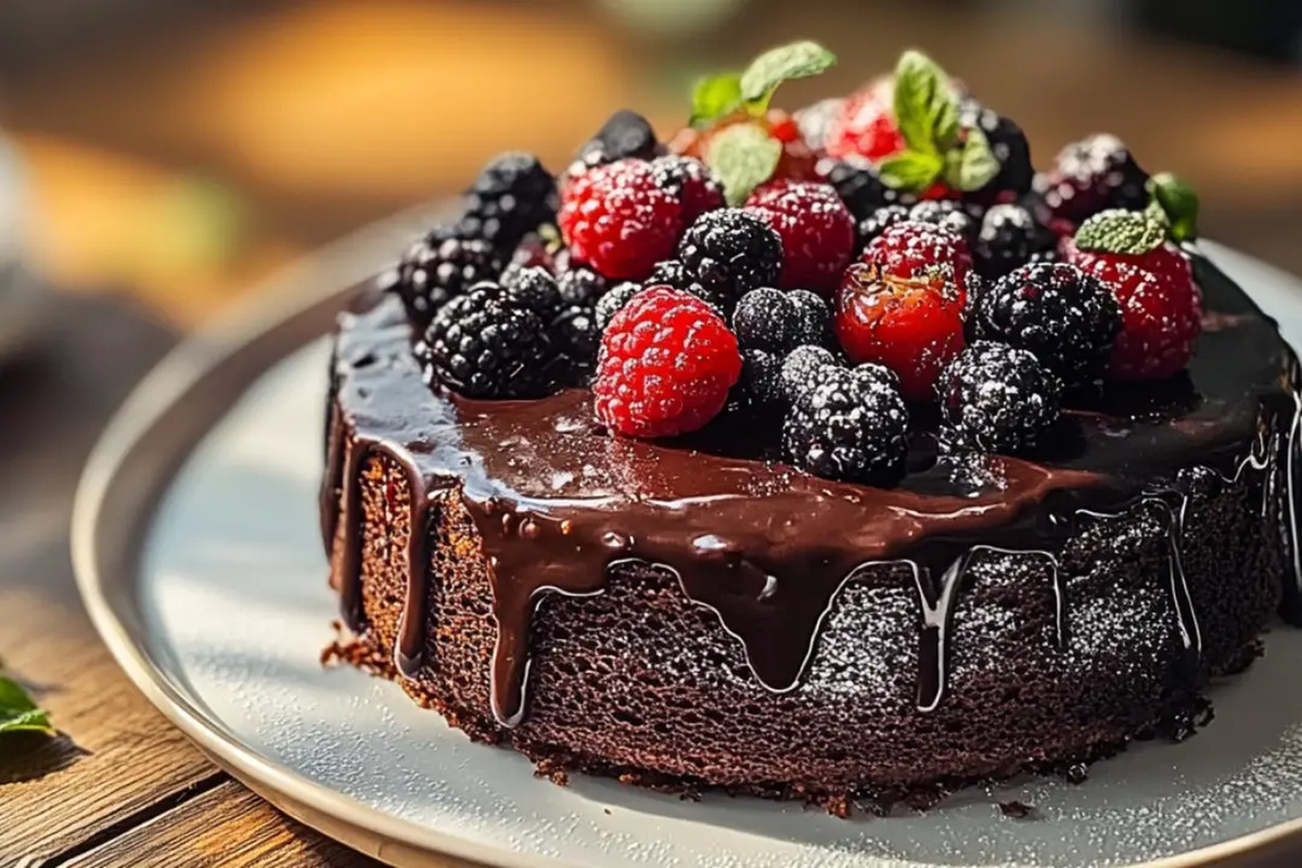 Berry Chocolate Cake Recipe