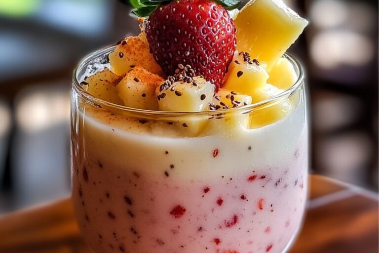 Strawberry Pina Colada Smoothie Recipe