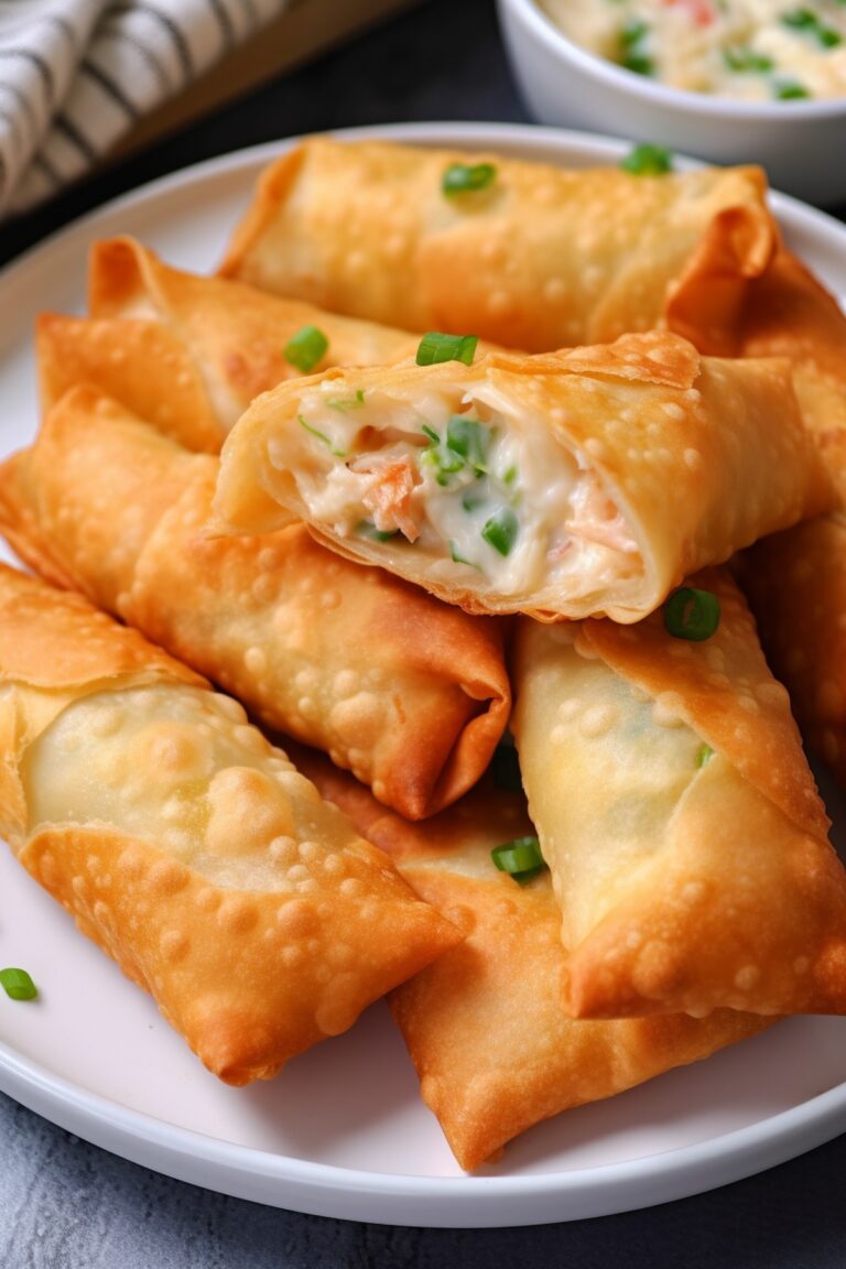 Crab Rangoon Egg Rolls Recipe