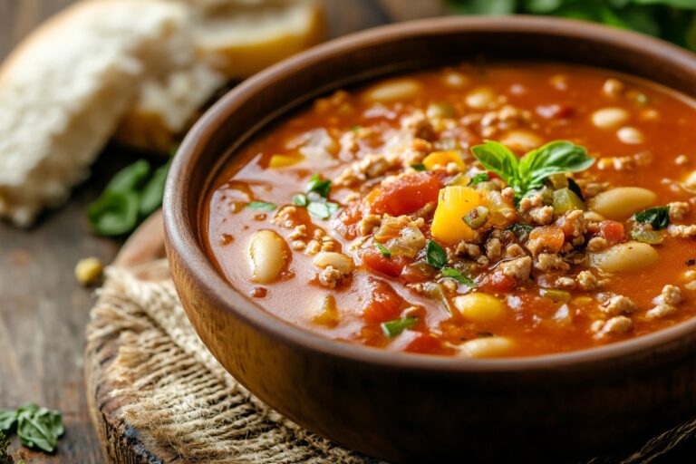 Italian Ground Turkey Soup Recipe