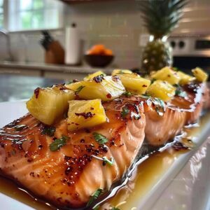 Pineapple Glazed Salmon Recipe