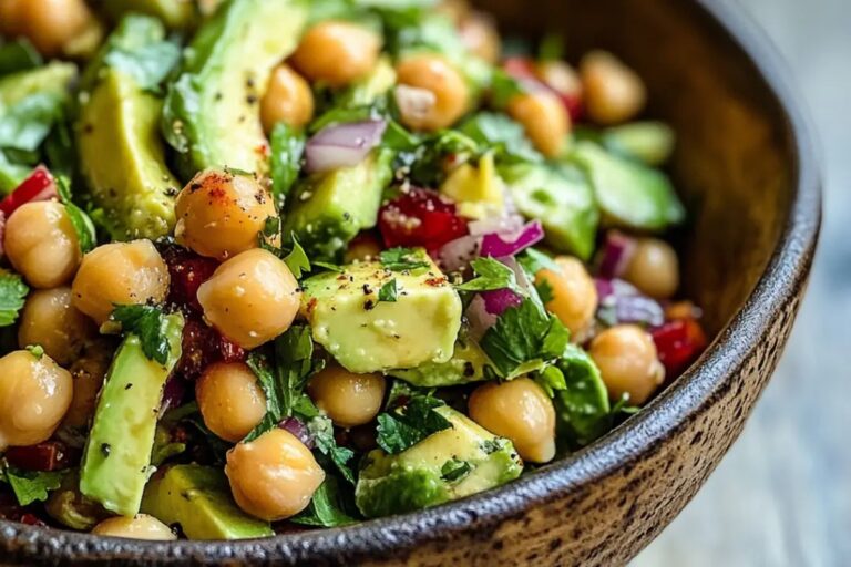 Avocado Chickpea Salad Recipe